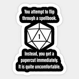 Wizard | d20 Roleplaying Game Scenario | Board Game Sticker